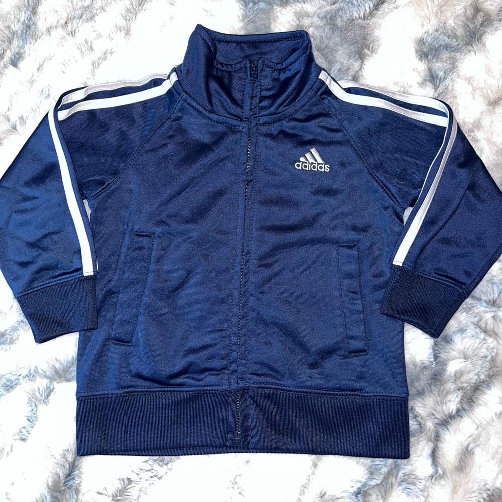 Adidas Jacket, Boys, Blue, 18mon